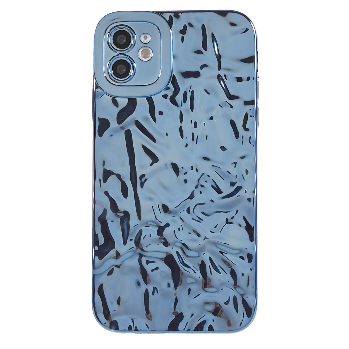 Wrinkled Uneven Phone Case for iPhone 11 Electroplating Flexible TPU Phone Cover Wrinkled Uneven Phone Case for iPhone 11 Electroplating Flexible TPU Phone Cover